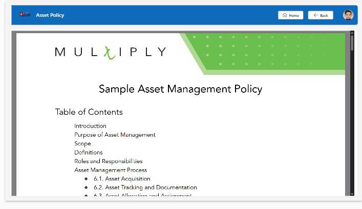 Asset Management - PowerApp Ready to Use App File